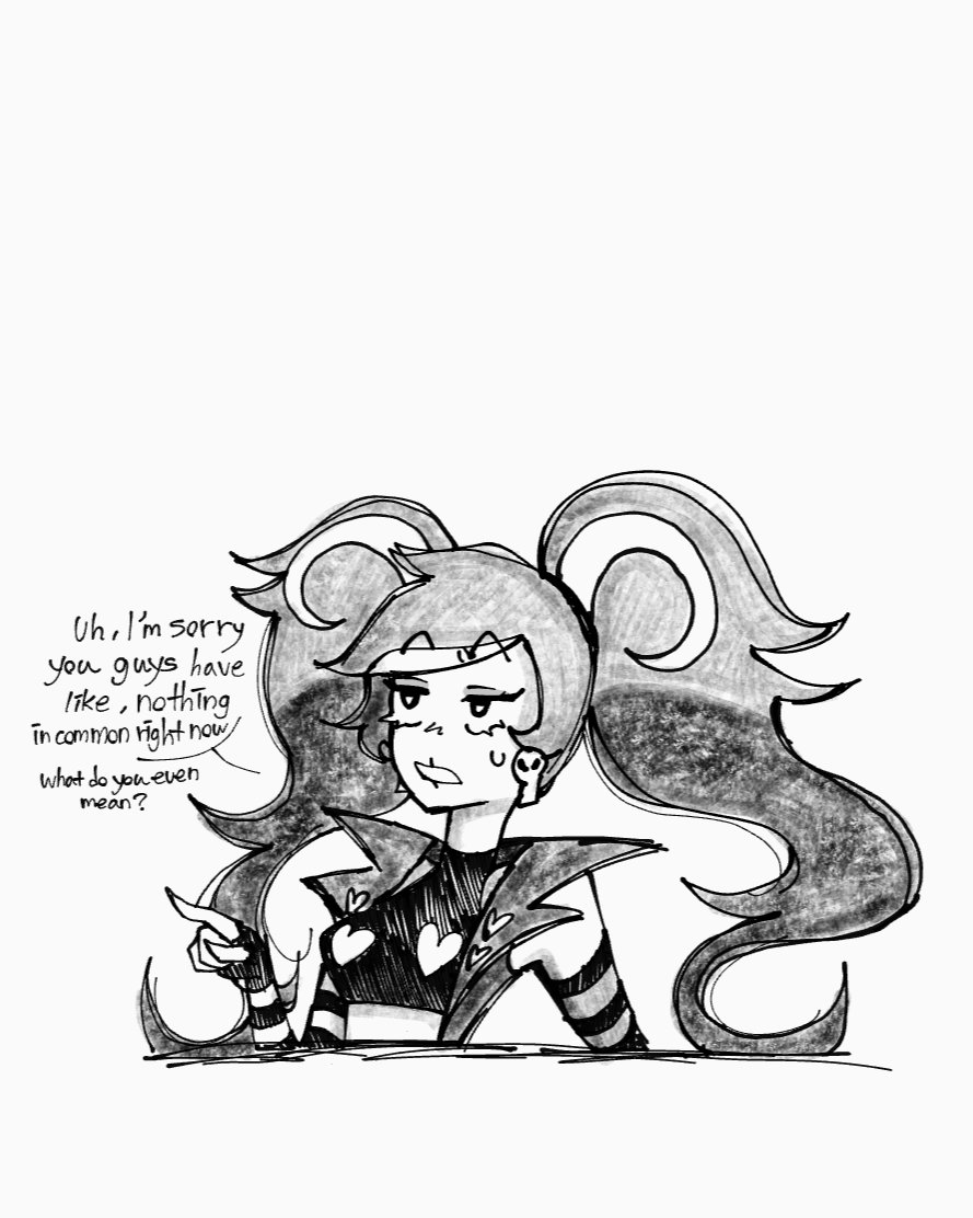 valkwang1216's tweet image. Velvette is just suffering between them 😂 (1/2)
I draw this month ago:)
#3V #HazbinHotel #VoxVal #Habinhotel3V