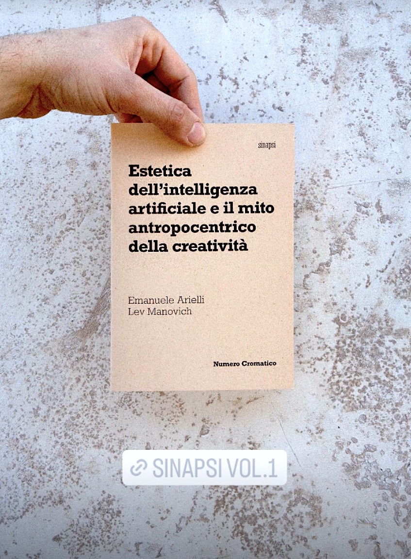 Our essay 'AI aesthetics and the anthropocentric myth of creativity' is published as a little book in Italy. The text originally appeared in an issue of Nodes, a beautiful journal (in Italian and English) on art and neuroscience by the same publisher: zurl.co/eKza