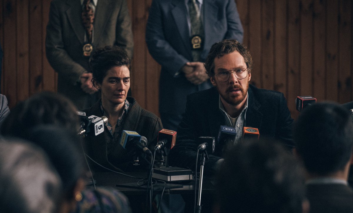 ERIC stars Benedict Cumberbatch, Gaby Hoffmann and McKinley Belcher III.   

Set in 1980s New York, Eric is an emotional thriller from Abi Morgan following the desperate search of a father when his nine year old son disappears one morning on the way to school.