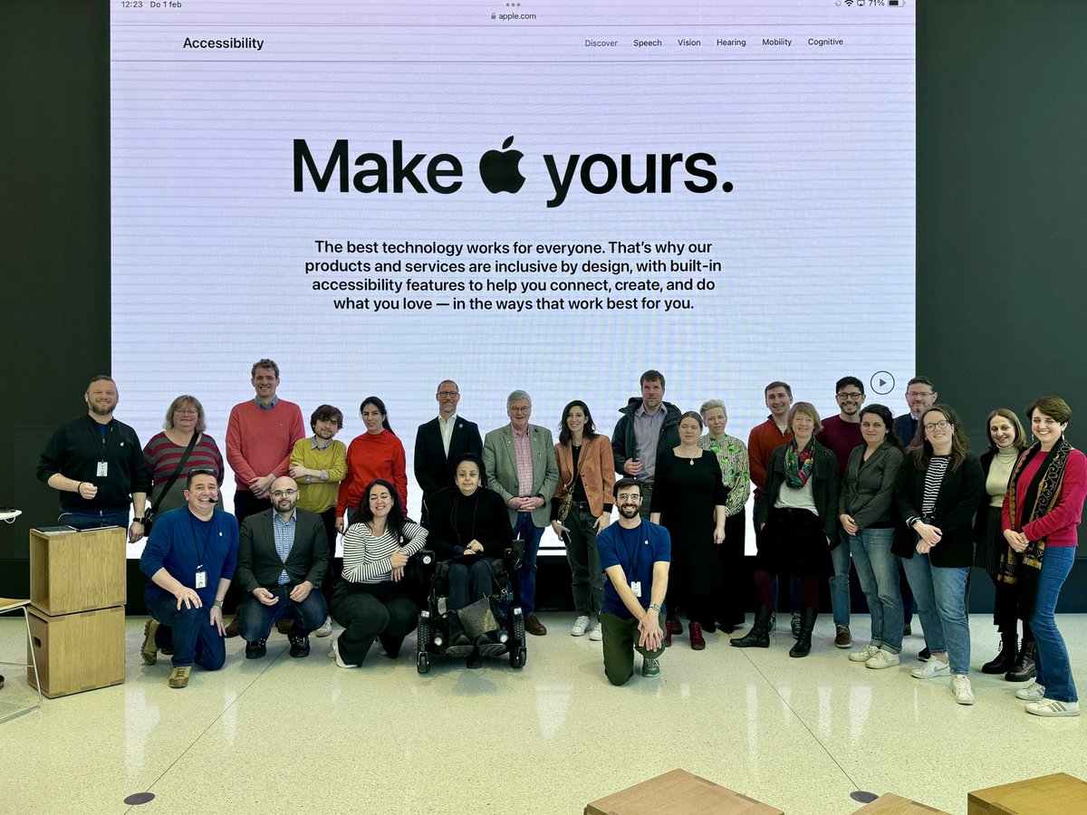 Humberto Insolera (@insolerah) on Twitter photo Participating in the Apple Event, where the spotlight is on the latest accessibility features of Apple products, ensuring inclusivity for all, including those with disabilities <a href="/MyEDF/">European Disability Forum</a> Participating in the Apple Event, where the spotlight is on the latest accessibility features of Apple products, ensuring inclusivity for all, including those with disabilities <a href="/MyEDF/">European Disability Forum</a>