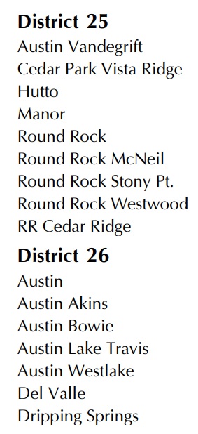 New 6A districts for 2024-2026