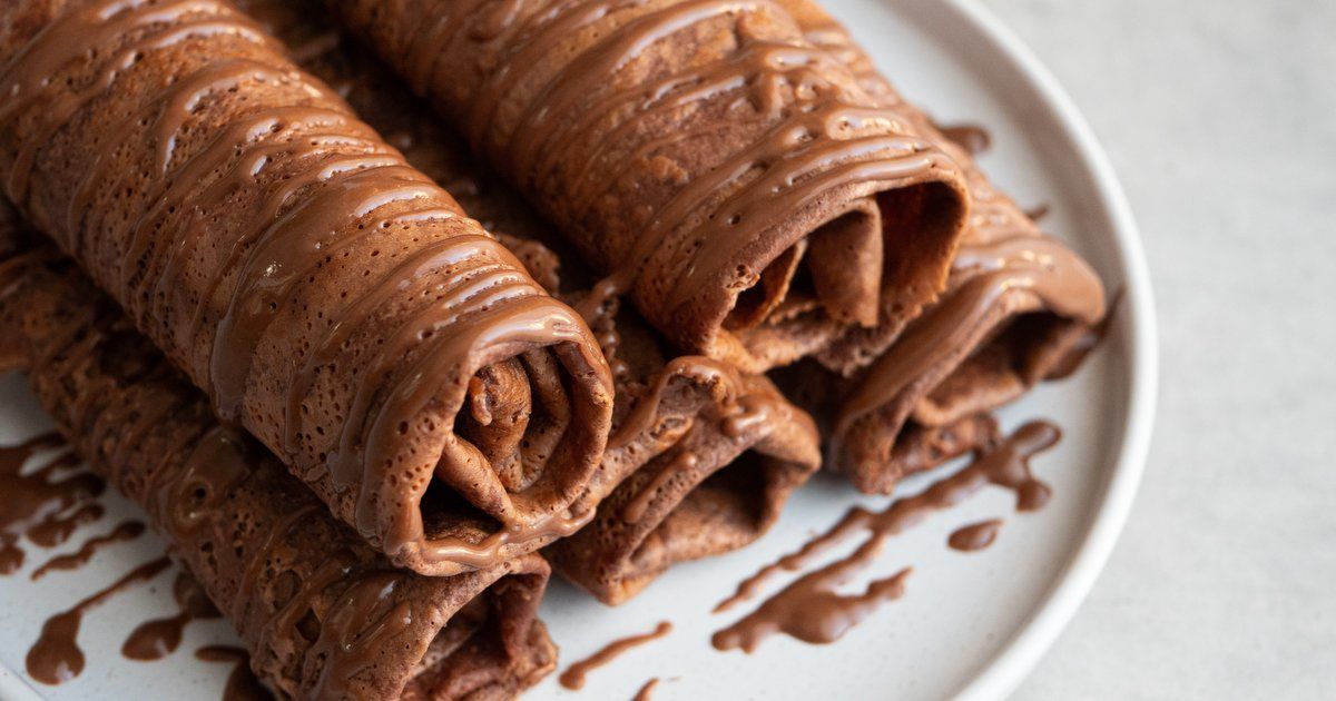 Crêpes au cacao et à la farine de châtaigne buff.ly/3HHVWj6