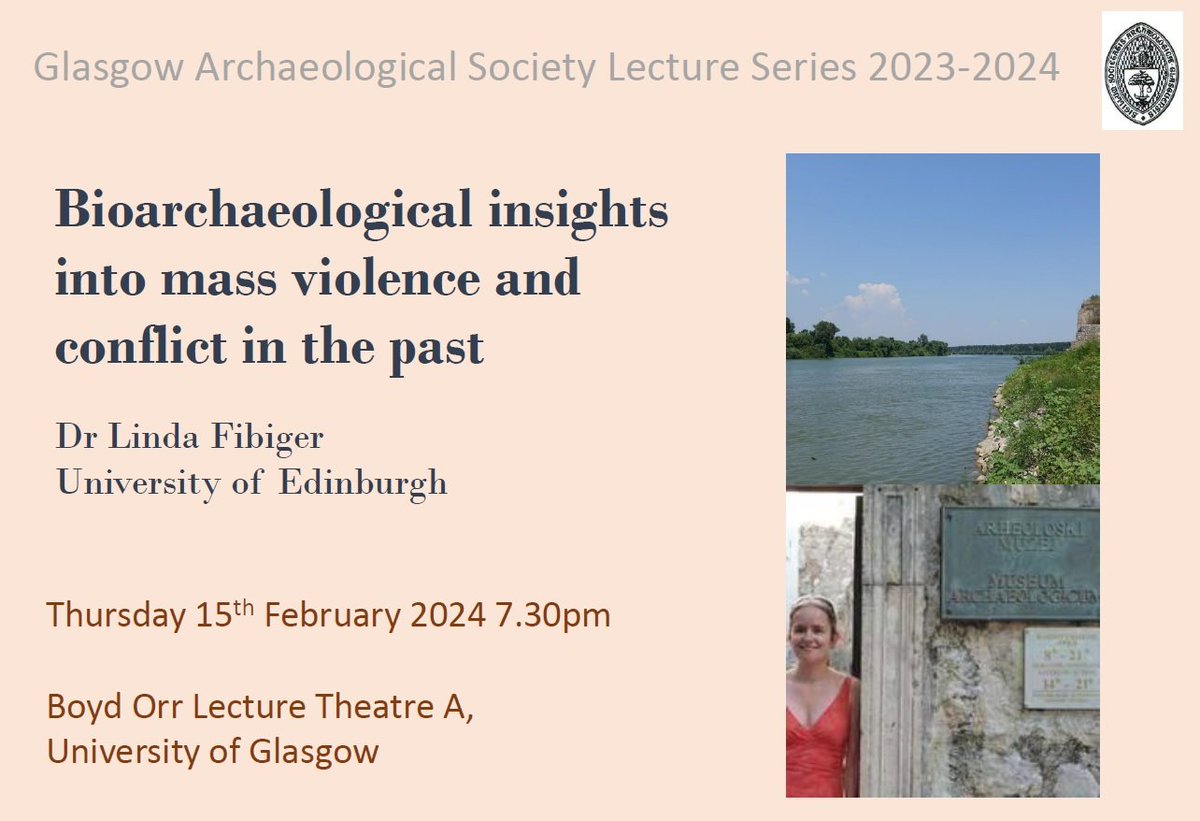 Glasgow Archaeological Society talk on 15th February