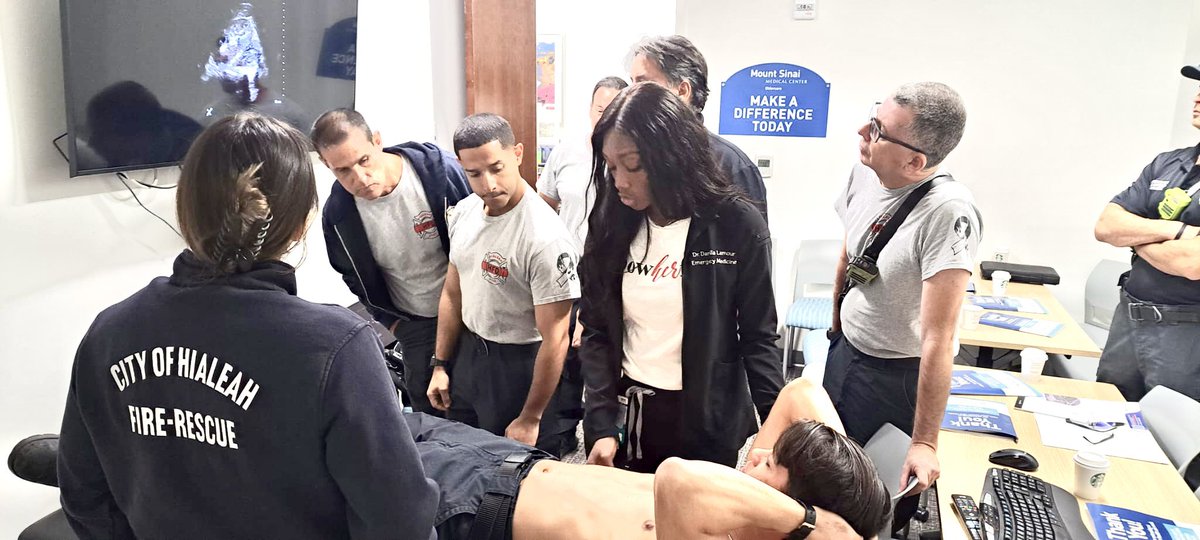 miamibeachpocus's tweet photo. Had a great time reaching the Hialeah Firefighters some point of care ultrasound applications! 

#hialeah #hialeahfiredepartment #pocus #ultrasound #fellowship #emergency #emergencymedicine #ems #miamibeach #doctor #physician #meded #medlife #residency #doctors https://t.co/bnrQHdrKBT