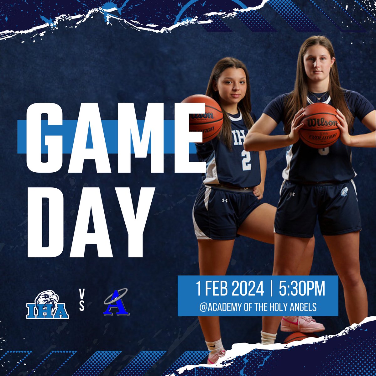 IHA Basketball (@iha_basketball) on Twitter photo ππβπ πππππππ
π AHA
π 5:30PM
πAcademy of the Holy Angels 
#IHABasketball // #attheheart ππβπ πππππππ
π AHA
π 5:30PM
πAcademy of the Holy Angels 
#IHABasketball // #attheheart