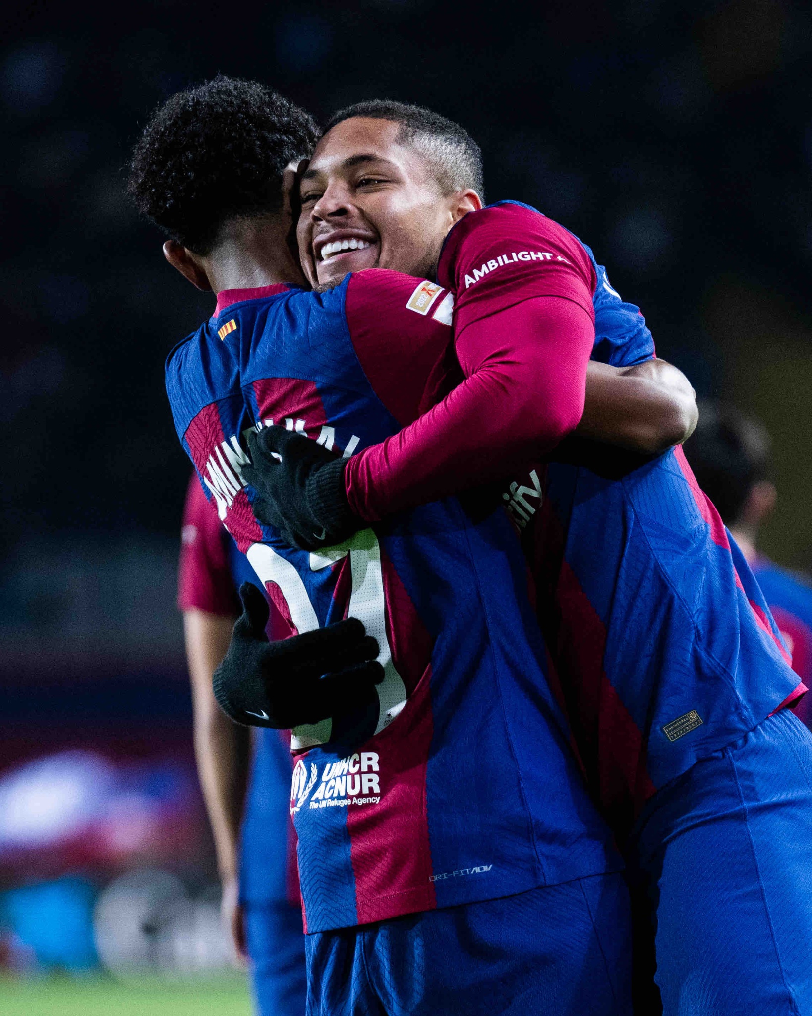 Barça Universal on X: "Lamine Yamal and Vitor Roque, the future we dream  of. https://t.co/k5LeQ2Qc88" / X