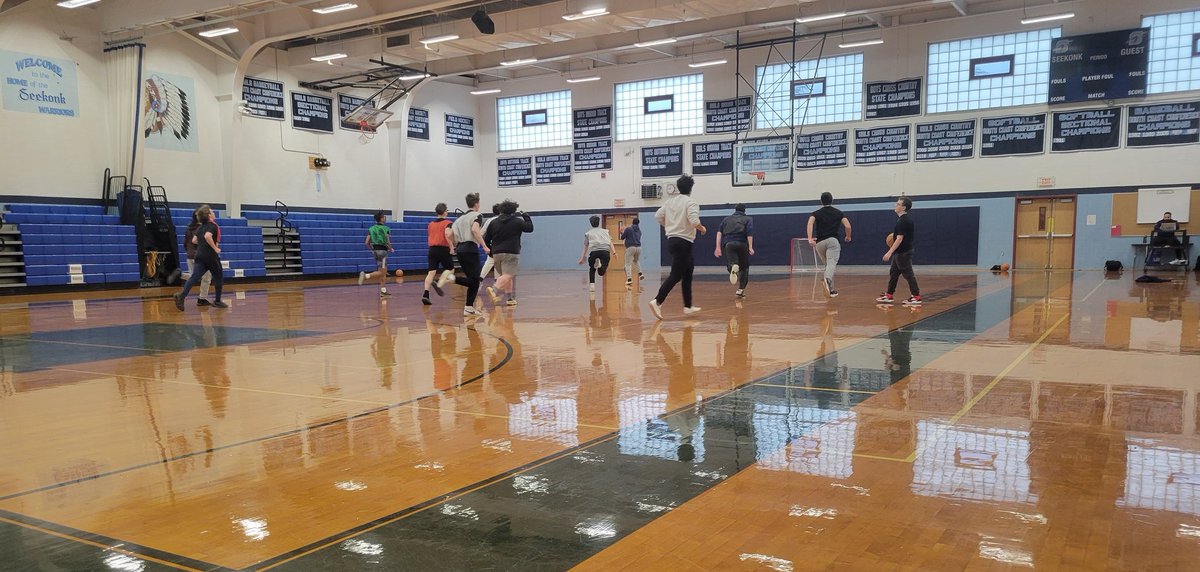 Coach_Pereira's tweet photo. Today's WIN block @SeekonkHS has brought us a full court 5v5 basketball game with great energy! What an opportunity during the day to release some energy to help focus on finishing the rest of the day. https://t.co/SQKgS5KZzw