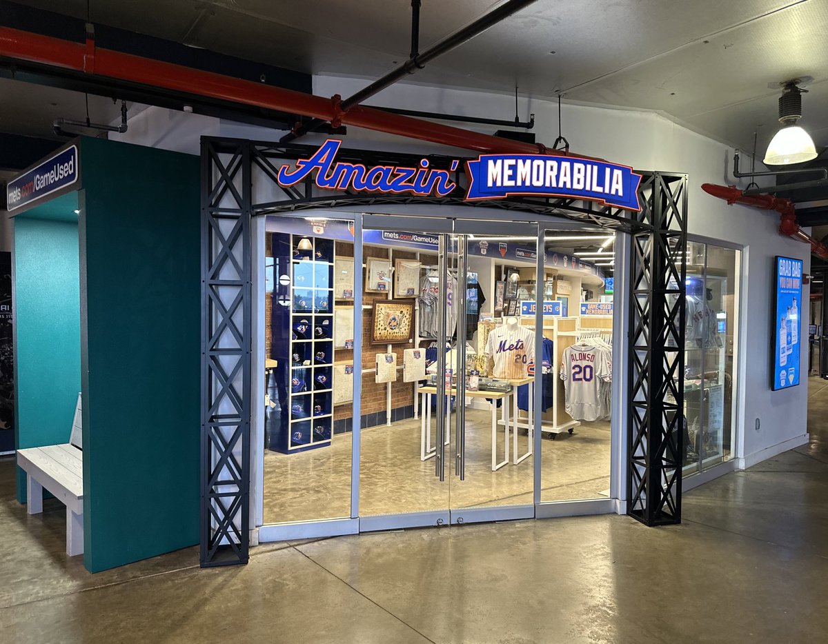 MetsMemorabilia's tweet image. Is it baseball season yet? We can’t wait to be back here on game days! ⚾️😍