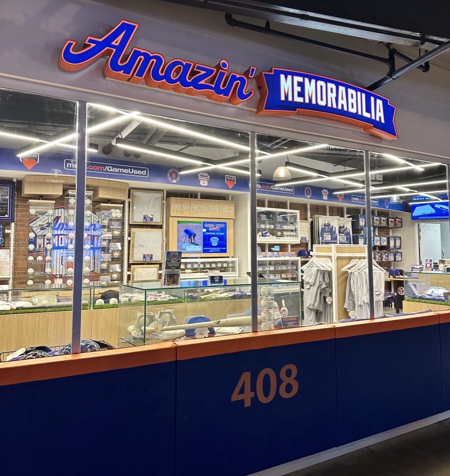 MetsMemorabilia's tweet image. Is it baseball season yet? We can’t wait to be back here on game days! ⚾️😍
