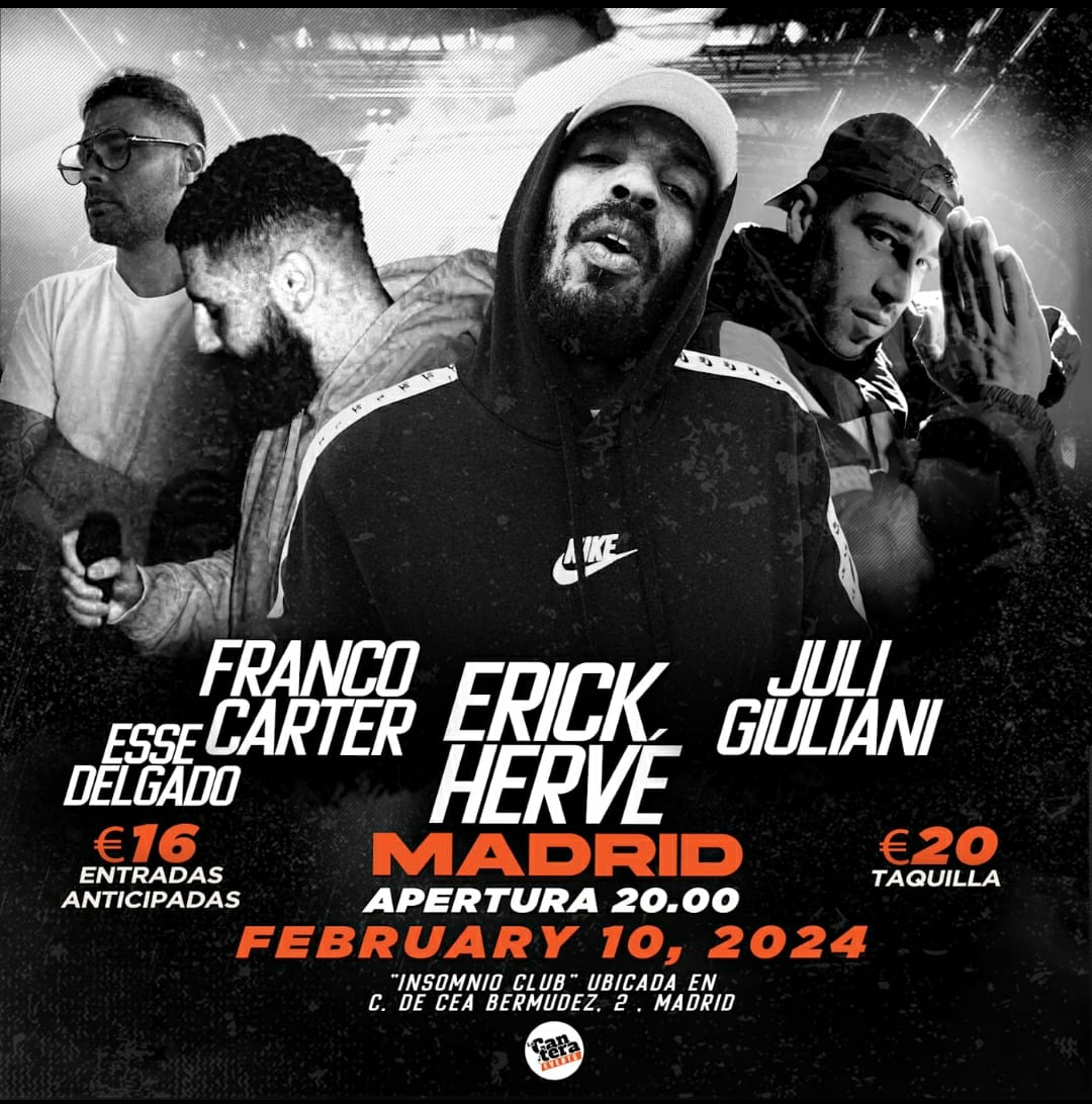 JULI GIULIANI (@juli_bxlboyz) on Twitter photo MADRID!
El Sábado que viene estamos ahí con un line up de lujo!
Pilla tus entradas o te quedas fuera: enterticket.es/eventos/concie…
Organiza <a href="/CanteraEvents/">La Cantera Events</a> MADRID!
El Sábado que viene estamos ahí con un line up de lujo!
Pilla tus entradas o te quedas fuera: enterticket.es/eventos/concie…
Organiza <a href="/CanteraEvents/">La Cantera Events</a>