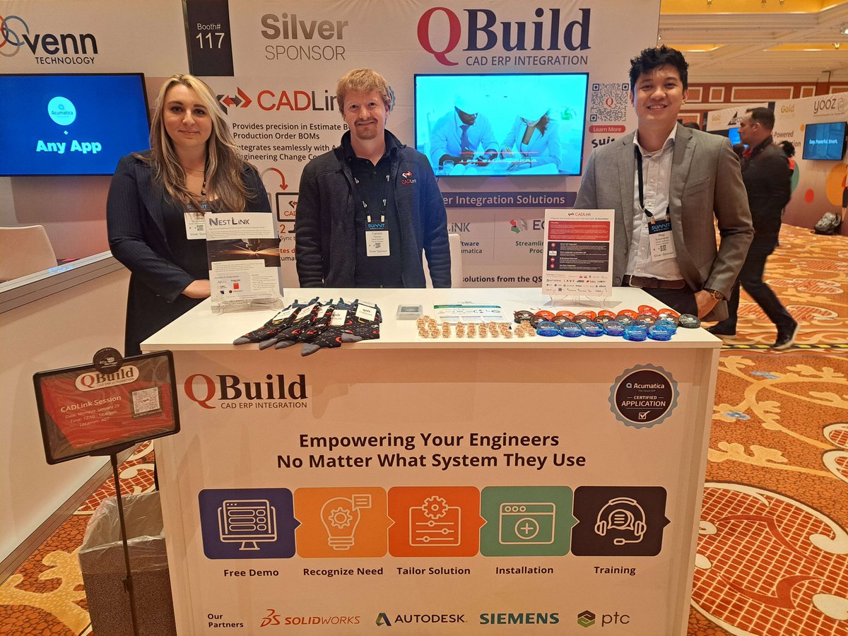 We had a fantastic time at <a href="/Acumatica/">Acumatica</a> Summit 2024! 🚀
Our booth was buzzing with exciting conversations and connections.
Grateful for the opportunity to meet so many incredible people.
See you at the next show! 👋

#QBuildSoftware
#AcumaticaSummit2024