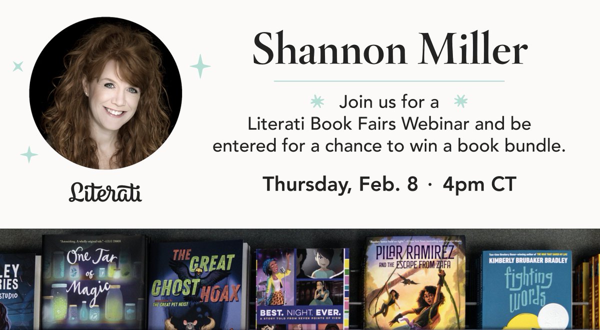 Join me for the special upcoming webinar to learn all about @literati Book Fairs...and a chance to win a book bundle. 📚❤️🎉 You can register here, friends... buff.ly/48WQ3dB #literatibookfairs #tlchat #futurereadylibs #edchat #edtech #ISTElib