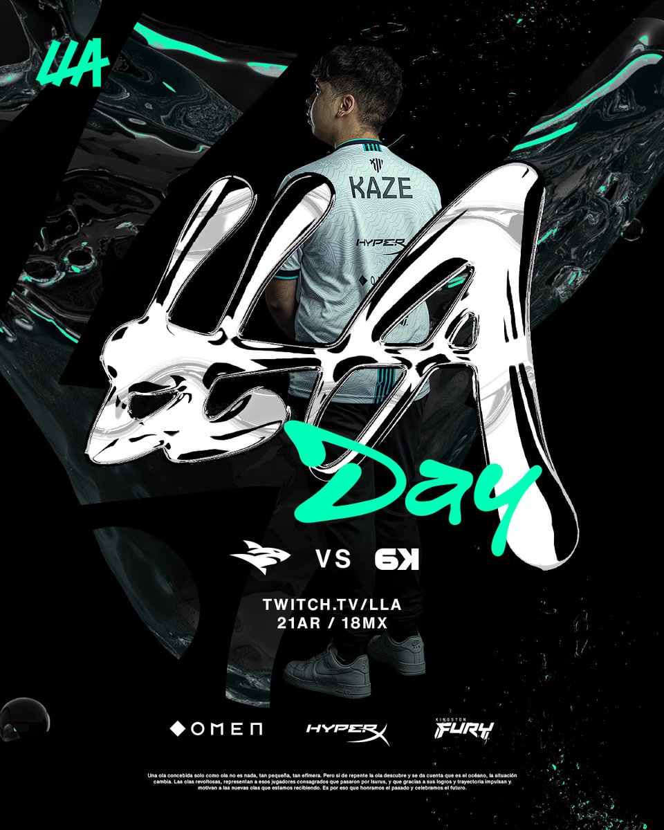 Hoy contra La Ola Verde 🌊

Hoy contra nuestros queridos <a href="/seiyalol/">se1ya</a> y <a href="/yeti_league/">Rodrigo del Castillo</a>.

18:00 🇲🇽/ 21:00 🇦🇷🇨🇱 vs <a href="/SixKarmaEsports/">Six Karma | Ola 🌊💚</a> por la #LLA 🔥

#GoISG 🦈 #ISGWIN