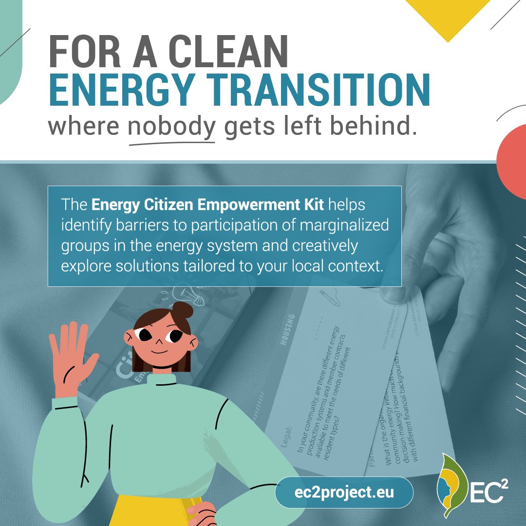 ⚠️New resource alert! 
The Energy Citizen Empowerment Kit is a gamified tool to trigger and guide discussion about barriers to participation in the energy system.  

For #energycommunities and anyone working for a #justtransition - explore it now at communityenergyacademy.eu/energy-citizen…