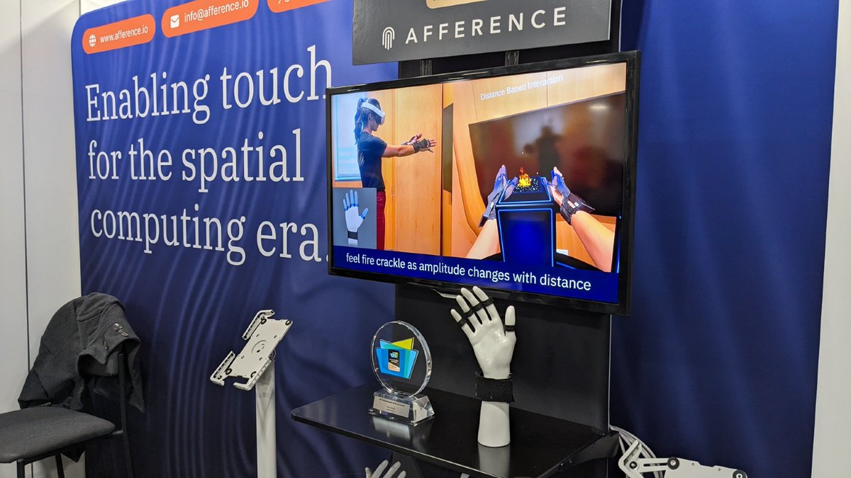 HumanFusions's tweet image. Exciting news from @AfferenceInc! Their work in artificial touch sensations featured on Freethink.  It&apos;s incredible to see our research making waves in real-world applications.  bit.ly/4bl23aH #AfferenceInc #SensoryTechnology #Innovation