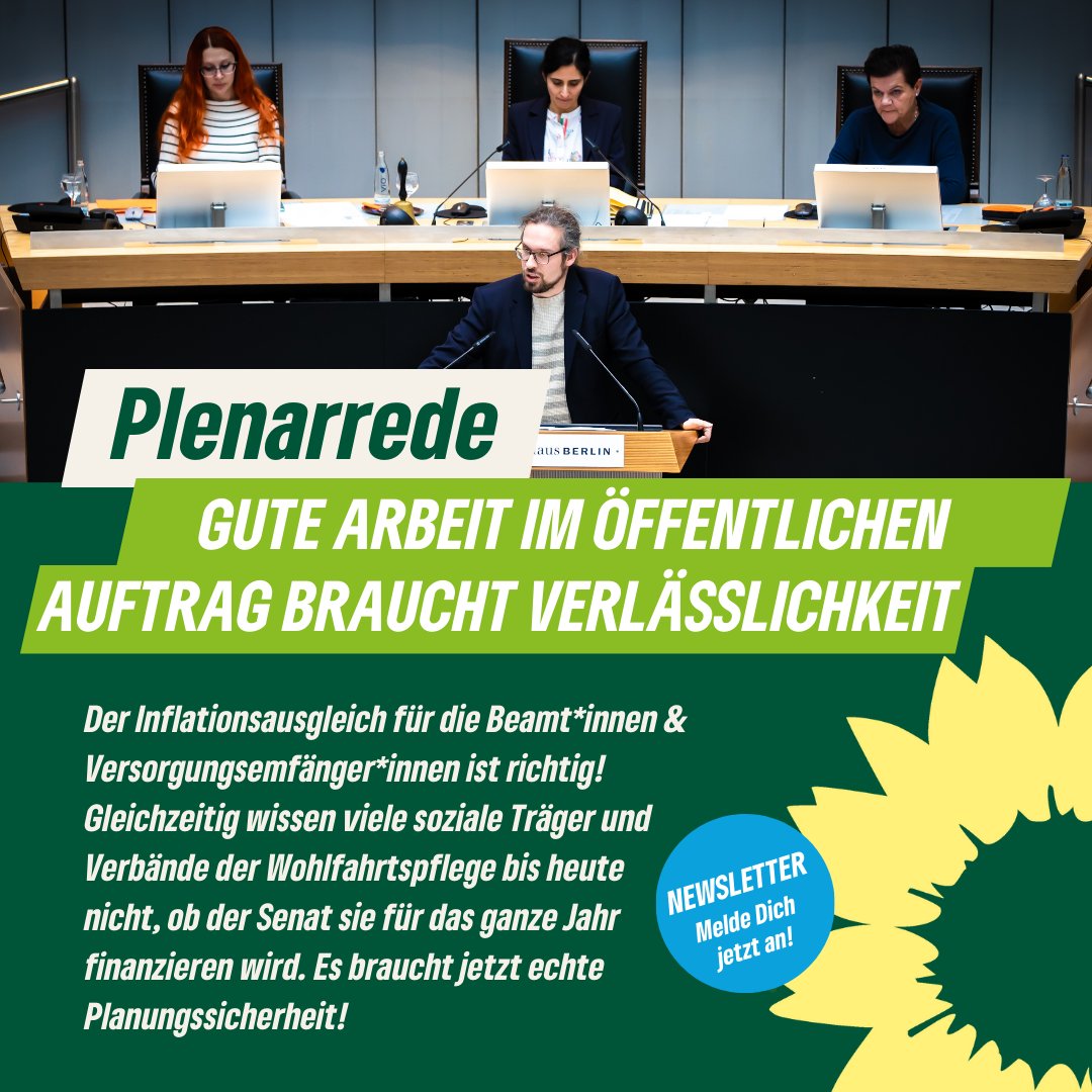 Wer direkt oder indirekt beim Land angestellt ist, muss sich auch in wirtschaftlich schwierigen Zeiten auf die öffentliche Hand als Arbeitgeber verlassen können. Deshalb es richtig, das Gesetz über einen abgaben- &amp; steuerfreien #Inflationsausgleich zügig auf den Weg zu bringen.