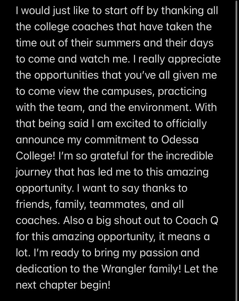 10000% Committed!!!
<a href="/ocwranglerwbb/">Odessa College Women’s Basketball</a> <a href="/Robertdewayne1/">CoachRobertDewayne</a> <a href="/EricaMcshan/">Erica McShan</a> <a href="/ladybandits_23/">Arkansas Lady Bandits 2024</a> <a href="/ML_13Lambert/">Mikayla Lambert</a> <a href="/1CoachTyson/">Coach T</a>
