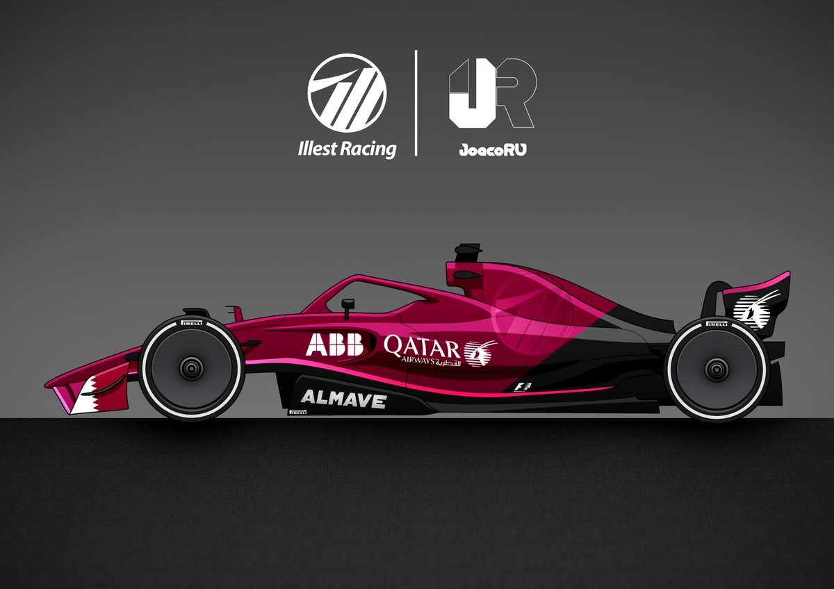 illestracing's tweet photo. Arrancamos con fuerza la temporada con el Illest IR-02 en nuestro segundo año en @UR2D2_SIM! 🚀 Emocionados por la alianza con nuestro nuevo patrocinador principal @qatarairways y @almave la bebida del 7 veces campeón del mundo @LewisHamilton! 
#IR02 #illestRacing #WeAreillest https://t.co/XWw7p9hbo2