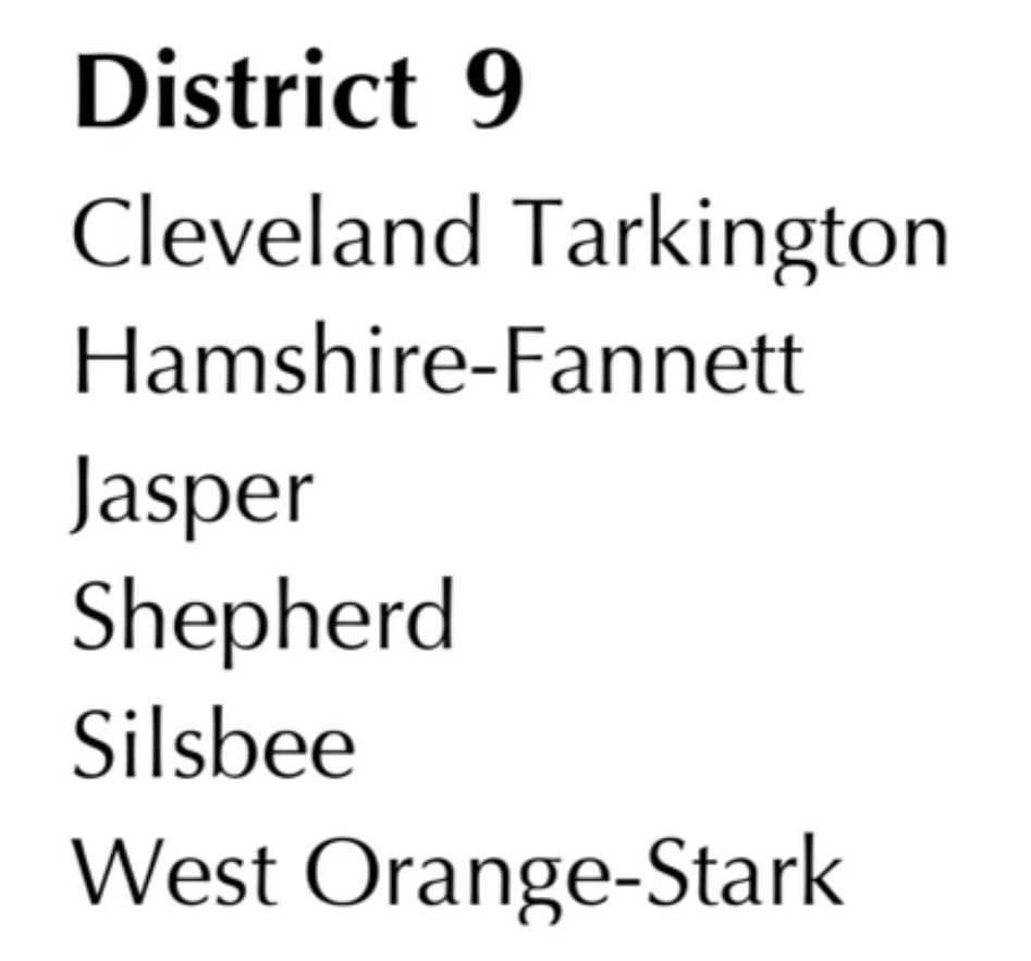 Here it is folks! Our new <a href="/uiltexas/">Texas UIL</a> Conference 4A Division 2 Football District for 2024-2026. #PirateNation