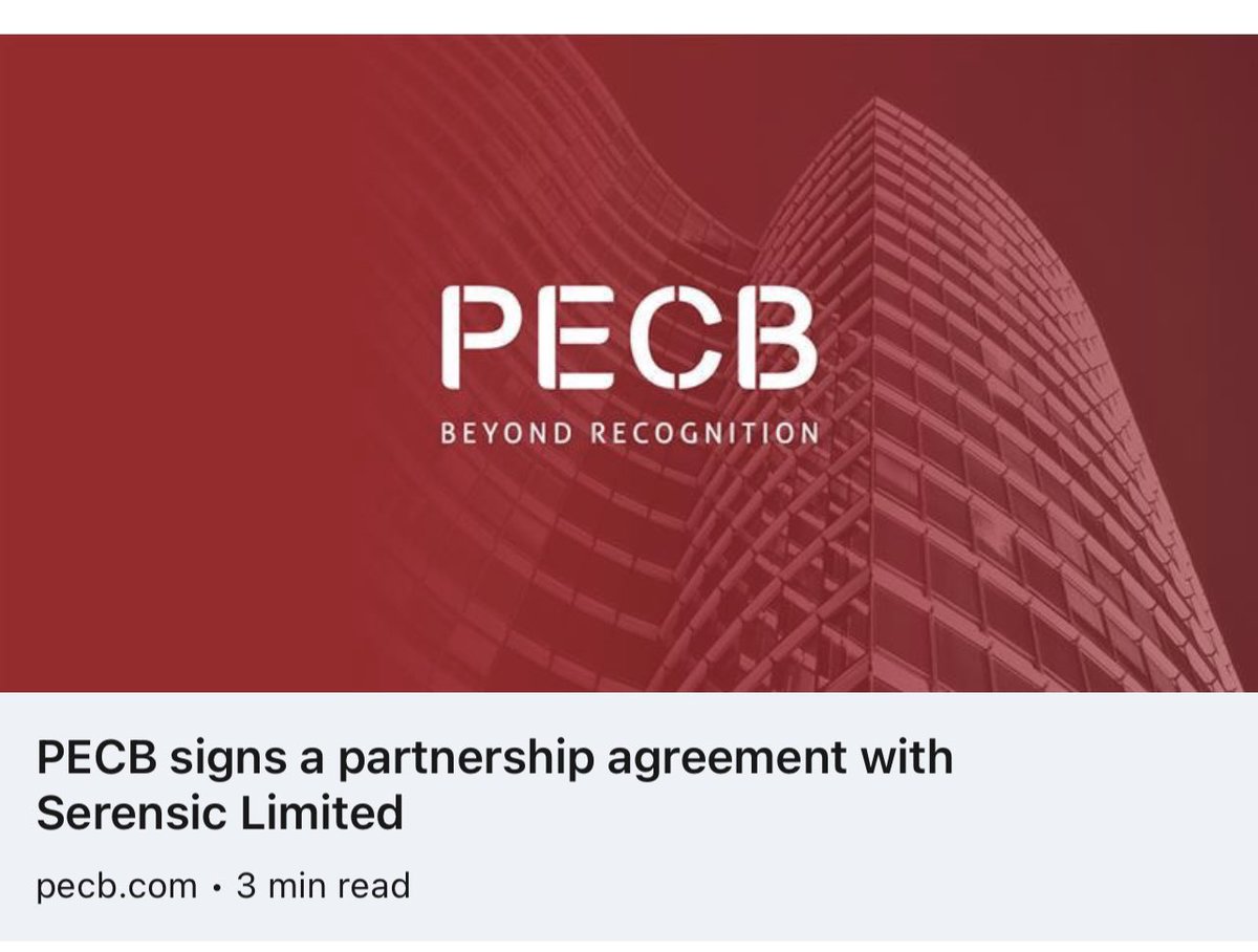 🌟 Breaking News from Serensic Africa! 🌟
We are thrilled to announce an incredible milestone for Serensic Africa, We've joined forces with <a href="/PECB/">PECB</a> , a globally recognized powerhouse in professional certification, to enhance cybersecurity education and expertise across Africa! 🌍🔒