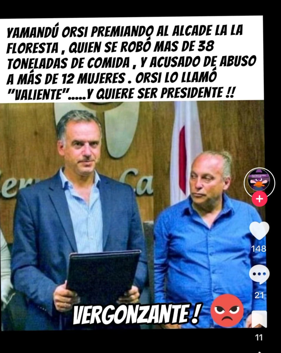 Mariaaued1's tweet photo. @Alma49008929 ESTO SI SE ENTENDIÓ.
ORSI DEFIENDE A LADRONES DE OLLAS POPULARES, Y A ACOSADORES SEXUALES COMO SU ADMIRADO NÉSTOR ERRAMUSPE!! https://t.co/3ANOxeQ6fN