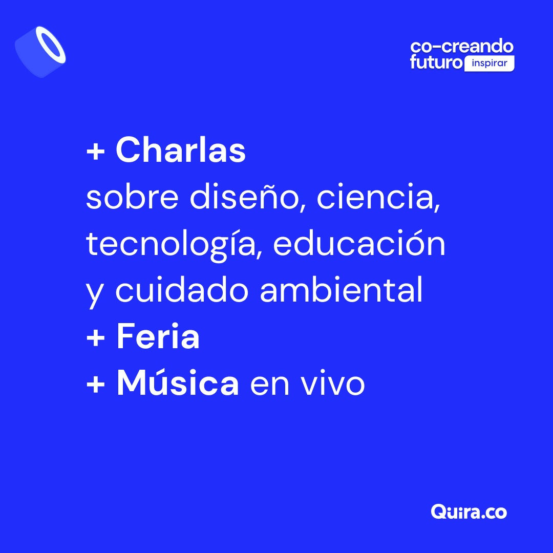 SomosQuira's tweet photo. 🚀 Antes de que se vaya el verano vení a Co-Creando Futuro 🚀 #CoCreandoFuturo #DiseñoYFuturo #Tecnología #Innovación #InteligenciaArtificial #Posverdad #EventoGratis #FuturoSostenible #ExperienciaHumana https://t.co/ycfPqyTEVt