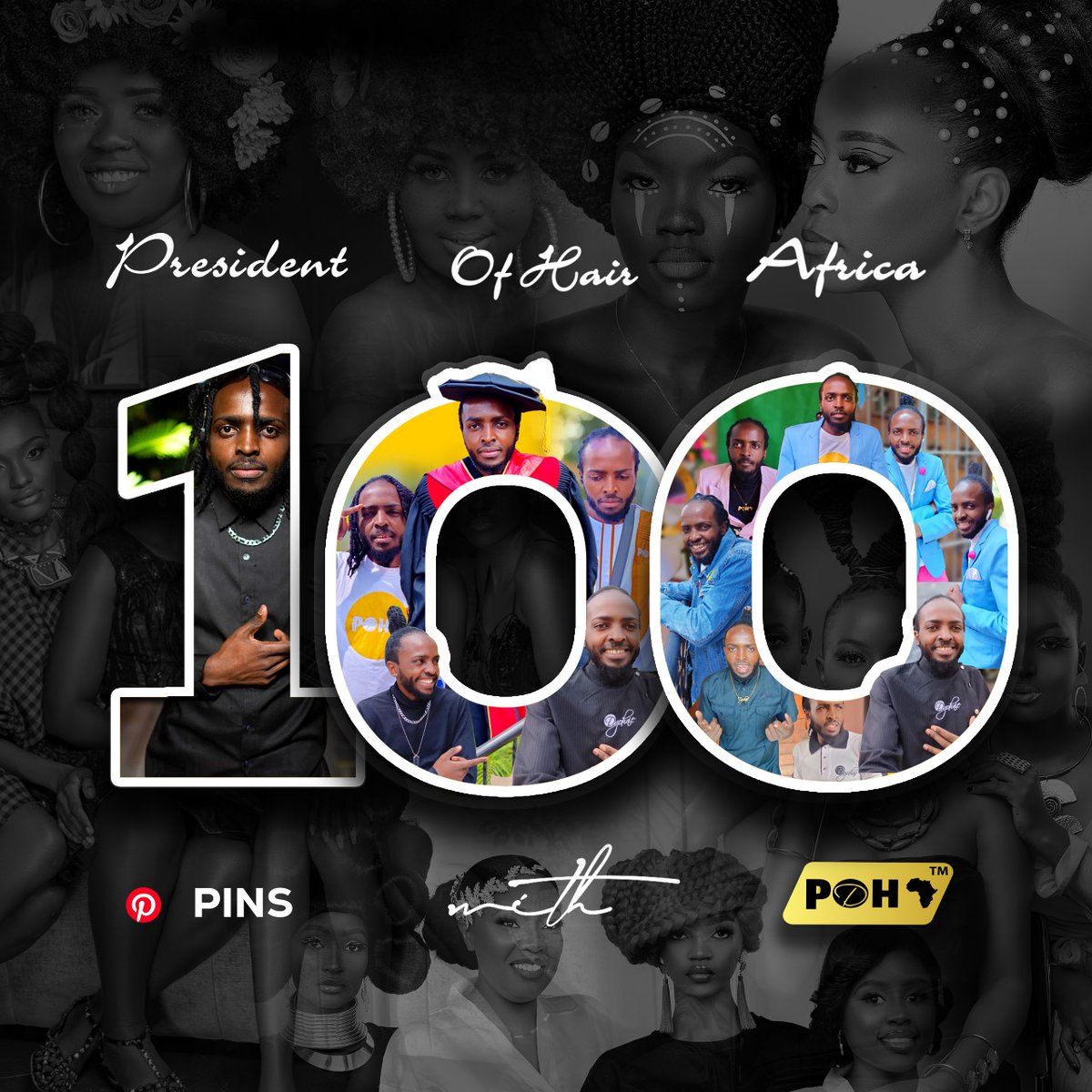 pohatv_'s tweet photo. Thank God and thank you for your continued support 🙏
Introducing #100PinsWithPOHA™
FEATURING elaborate creative and Hi-fashion pieces in 100days
Because we focus on the hair so you can focus on everything else
Follow me Pinterest @dgohnie President of Hair Africa @Dgohnie_POHA https://t.co/DXqUIAojhS
