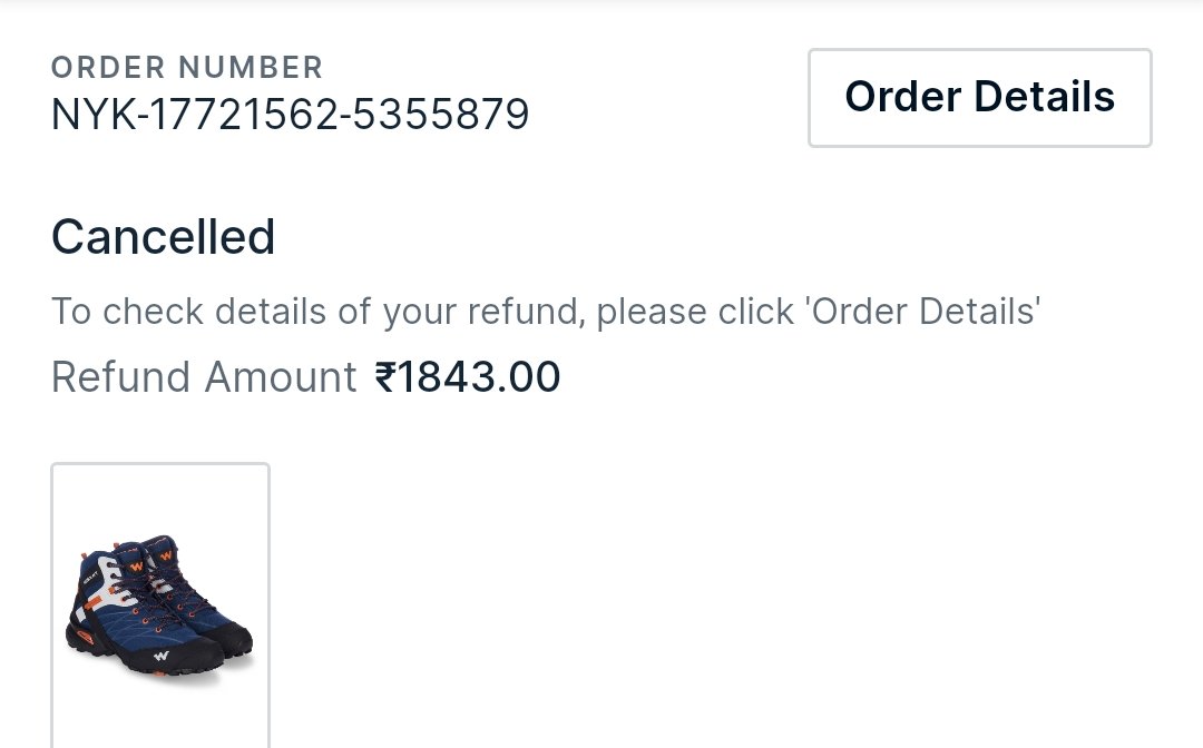 IndreshSinghVns's tweet photo. @nykaafashion go down, as per policy only, order cancelled by NykaaFashion as now price discount not available so customer has to buy tha same product in more than double price. Shame on #nykaafashion cancelling lower price order from nykaa side on their own. Shame #nykaafashion https://t.co/lqPR0vJTMg