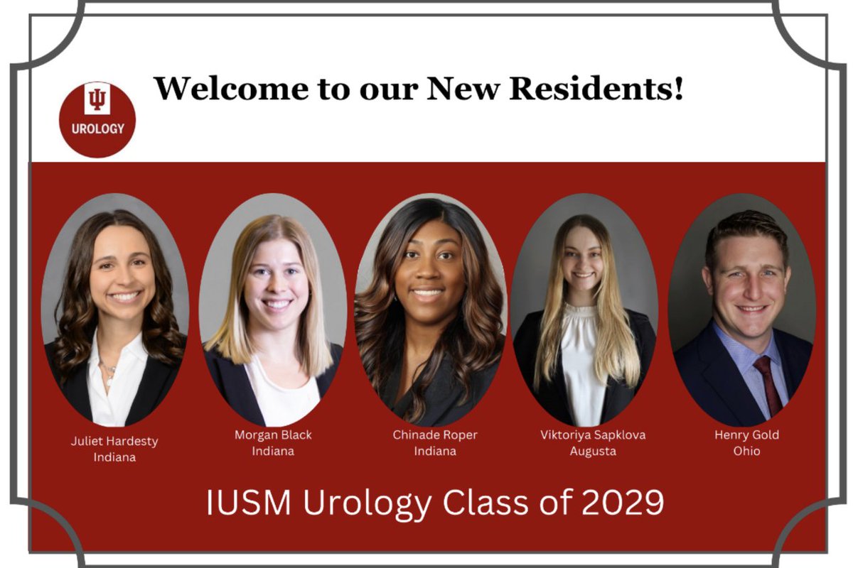 We are so thrilled to announce  our newly matched residents for the class of 2029! Congratulations to all of the newly matched urology residents!  #urology #urologymatch #uromatch #auamatch #auamatch2024