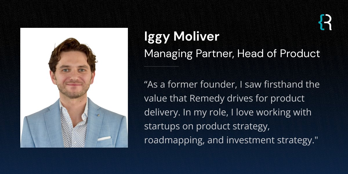 RemedyProduct's tweet photo. Our network has grown quite a bit over the past few months, so we want to take a few moments to reintroduce you all the tech experts and startup veterans that lead Remedy 🚀

Today, we want to spotlight our Managing Partner and Head of Product, @Iggym4. https://t.co/ijsrWDmeH9