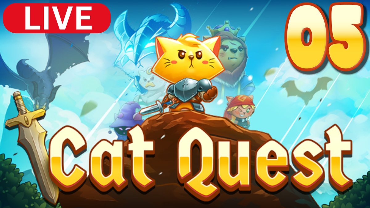 KaddiGaming's tweet photo. Heute Abend geht es um 18 Uhr weiter mit unserem fliegenden Katzenritter😄

Klingt verrückt? Ist es auch, aber egal, das Spiel ist super!  Also unbedingt einschalten!🤩

https://t.co/oKH1fCTmtm https://t.co/sXtwdHoZYa

#catquest #twitchde #Livestream #youtube #youtubelive https://t.co/XFz5mdbbET