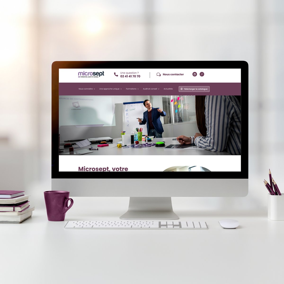 [NOUVEAU]*Nous sommes ravis de vous annoncer le lancement de notre site internet Microsept formation ! 🚀en ligne : formation.microsept.fr
Les points forts :
✅ Accessibilité améliorée 
🌿 Responsabilité Environnementale
🔄 Mises à jour en temps réel