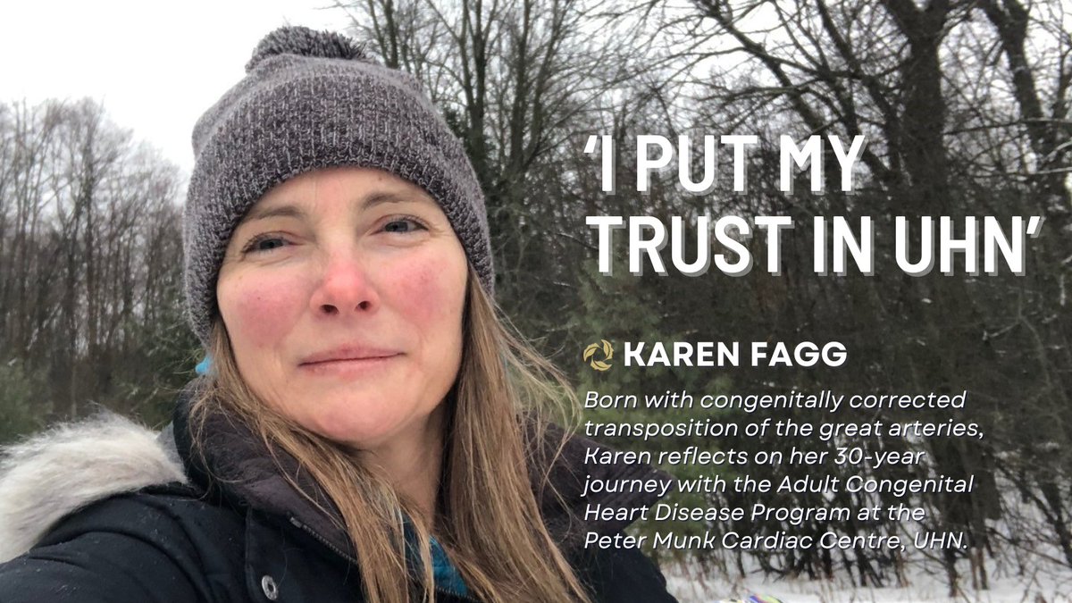 Peter Munk Cardiac Centre (@pmunkcardiacctr) on Twitter photo Karen Fagg won't let her heart stop her.
Born with ccTGA, Karen has been a patient with <a href="/UHN/">University Health Network</a> for 30+ years. <a href="/ralogon/">Rafa Alonso</a> and the team <a href="/TorontoACHD/">Toronto ACHD Program</a> monitor Karen closely, ensuring she has everything she needs to live life to the fullest.
rb.gy/u2c8ph #HeartMonth #UHNITED Karen Fagg won't let her heart stop her.
Born with ccTGA, Karen has been a patient with <a href="/UHN/">University Health Network</a> for 30+ years. <a href="/ralogon/">Rafa Alonso</a> and the team <a href="/TorontoACHD/">Toronto ACHD Program</a> monitor Karen closely, ensuring she has everything she needs to live life to the fullest.
rb.gy/u2c8ph #HeartMonth #UHNITED