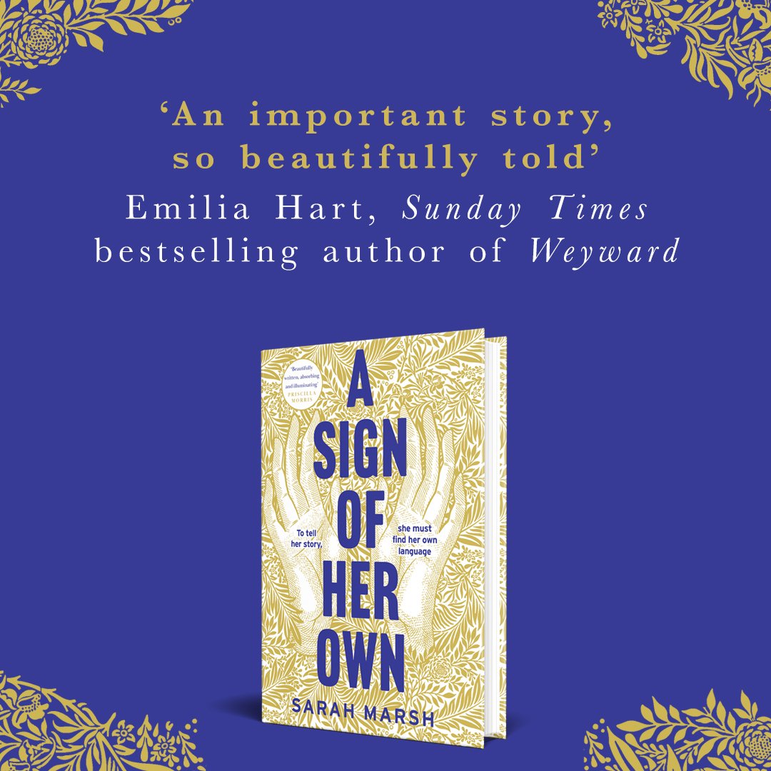 Love and congratulations to @SarahCMarsh for her heartfelt and illuminating debut, #ASignofHerOwn, hitting bookshops today. So proud of Sarah and this extraordinary novel of the Deaf community's involvement in the invention of the telephone @TinderPress @Headlinepg #BSL