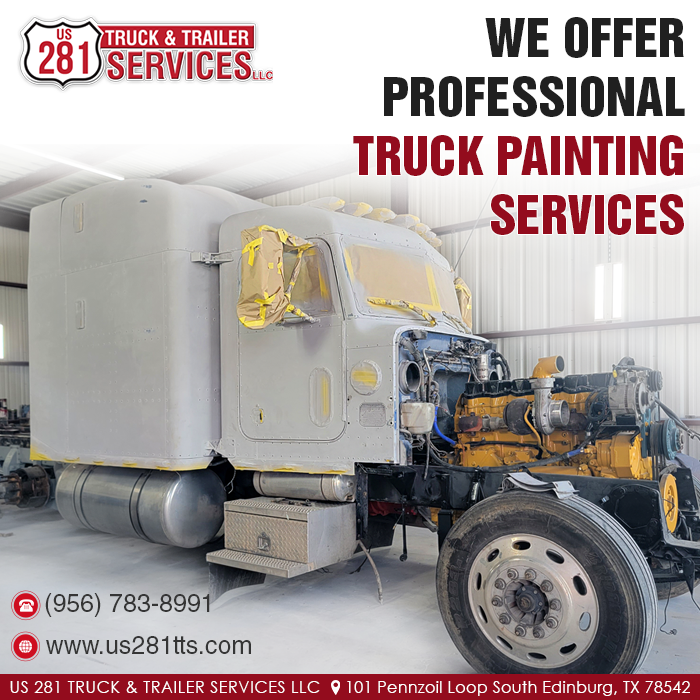 Best truck shop for professional truck painting services in Edinburg, Texas.

Call Jorge Lopez at 956-293-9896
us281trucktrailerservices.com/services/paint…

#us281tts #us281family #truckpaint #truckpainter #commercialvehicle #truckservices #truckservice #commercialvehicles #commercialtruck