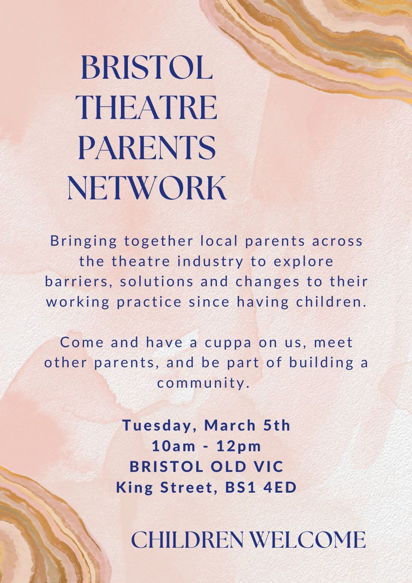 Jesse Meadows (@_jessemeadows_) on Twitter photo Calling all local theatre artists with kids! Next gathering is March 5th 10-12 at <a href="/BristolOldVic/">Bristol Old Vic</a>. Info below and sign up here bristololdvic.org.uk/boxoffice/even… Calling all local theatre artists with kids! Next gathering is March 5th 10-12 at <a href="/BristolOldVic/">Bristol Old Vic</a>. Info below and sign up here bristololdvic.org.uk/boxoffice/even…