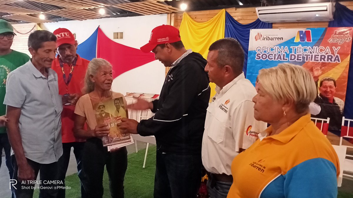 #AHORA  450 títulos de tierra entrega Luigi Pagés, Director Oficina Técnica de Tierras en Iribarren.
