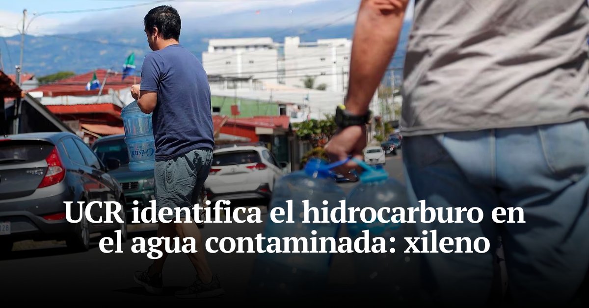 nacion's tweet photo. ¿Qué es el xileno? ¿Cómo afecta a nuestra salud? 📷 Descubra todos los detalles sobre el contaminante encontrado en el agua potable de más de 100 mil personas en el noreste de la GAM. La Universidad de Costa Rica nos da la respuesta.  https://t.co/ehbIdvmCOb https://t.co/cqk8YteuiW