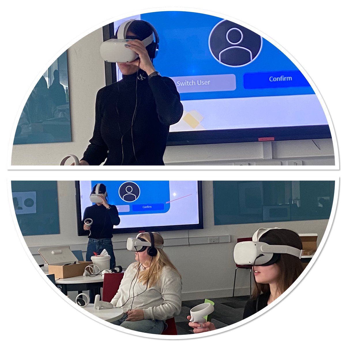 Level 5 OT students entered the virtual world again today. #frailty <a href="/theRCOT/">Royal College of Occupational Therapists</a> <a href="/UoGSimulation/">University of Gloucestershire Simulation</a> <a href="/uniofglos/">University of Gloucestershire</a>