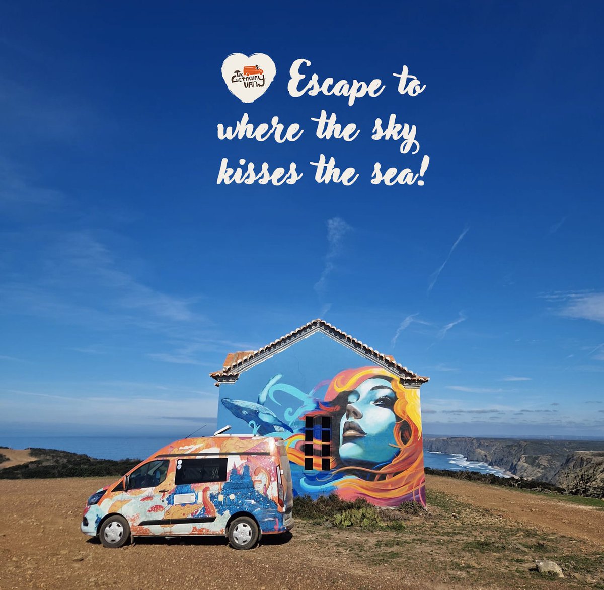🚐💨 Ready for an adventure of a lifetime? With <a href="/Getaway_Van/">The Getaway Van</a>, discover the freedom to explore Portugal's stunning landscapes at your own pace! 🌊🏞️ Their campervans come fully equipped for the perfect road trip. #VanLife #ExplorePortugal #RoadTripReady