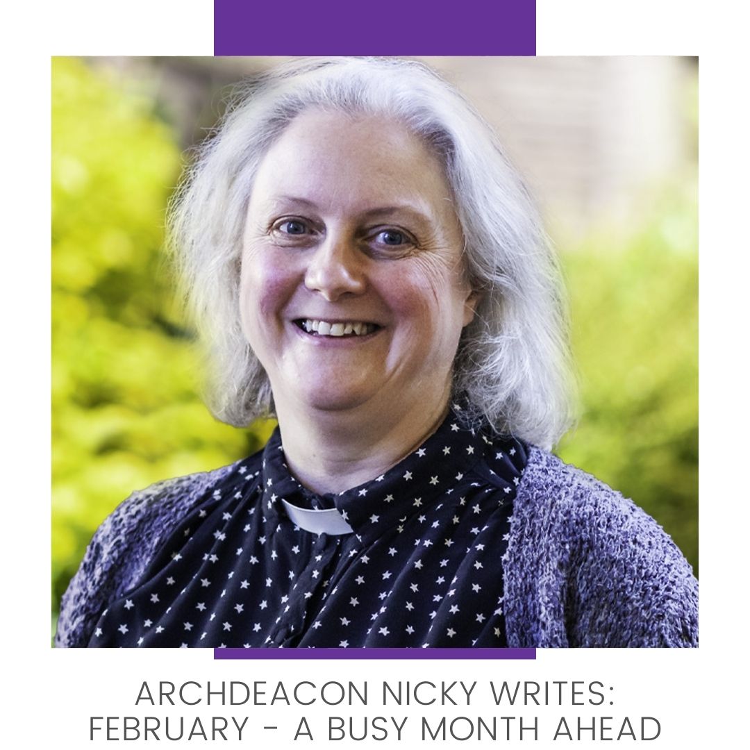 Archdeacon Nicky looks at the month ahead. Starting with #Candlemas , then #ShroveTuesday, #Ashwednesday and #Lent, February this year is a busy month! 

derby.anglican.org/en/news/latest…

#derbyshire #faith <a href="/madederbyshire/">Made In Derbyshire</a>