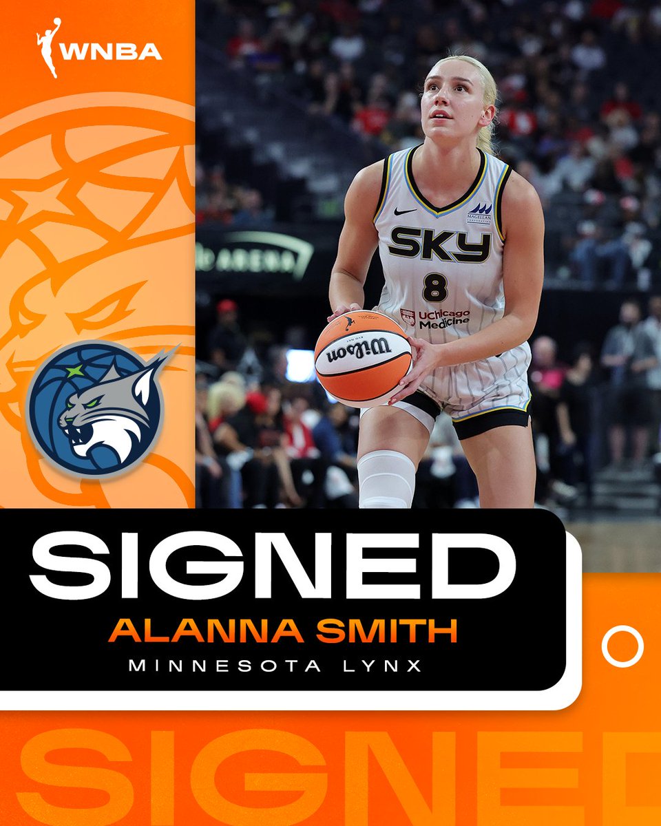 SIGNED ✍️

The @minnesotalynx have signed @CourtMWilliams and @AlannaSmith96 

#WNBAFreeAgency