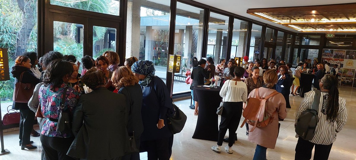 AWiBEthiopia's tweet photo. AWiB's February monthly event on #Resilience and #Wellbeing is buzzing as members and guests network with each other. #AWiBers attending have the opportunity to build meaningful connections and open doors to new possibilities! #HappiningNow https://t.co/8bZcOGBSXw