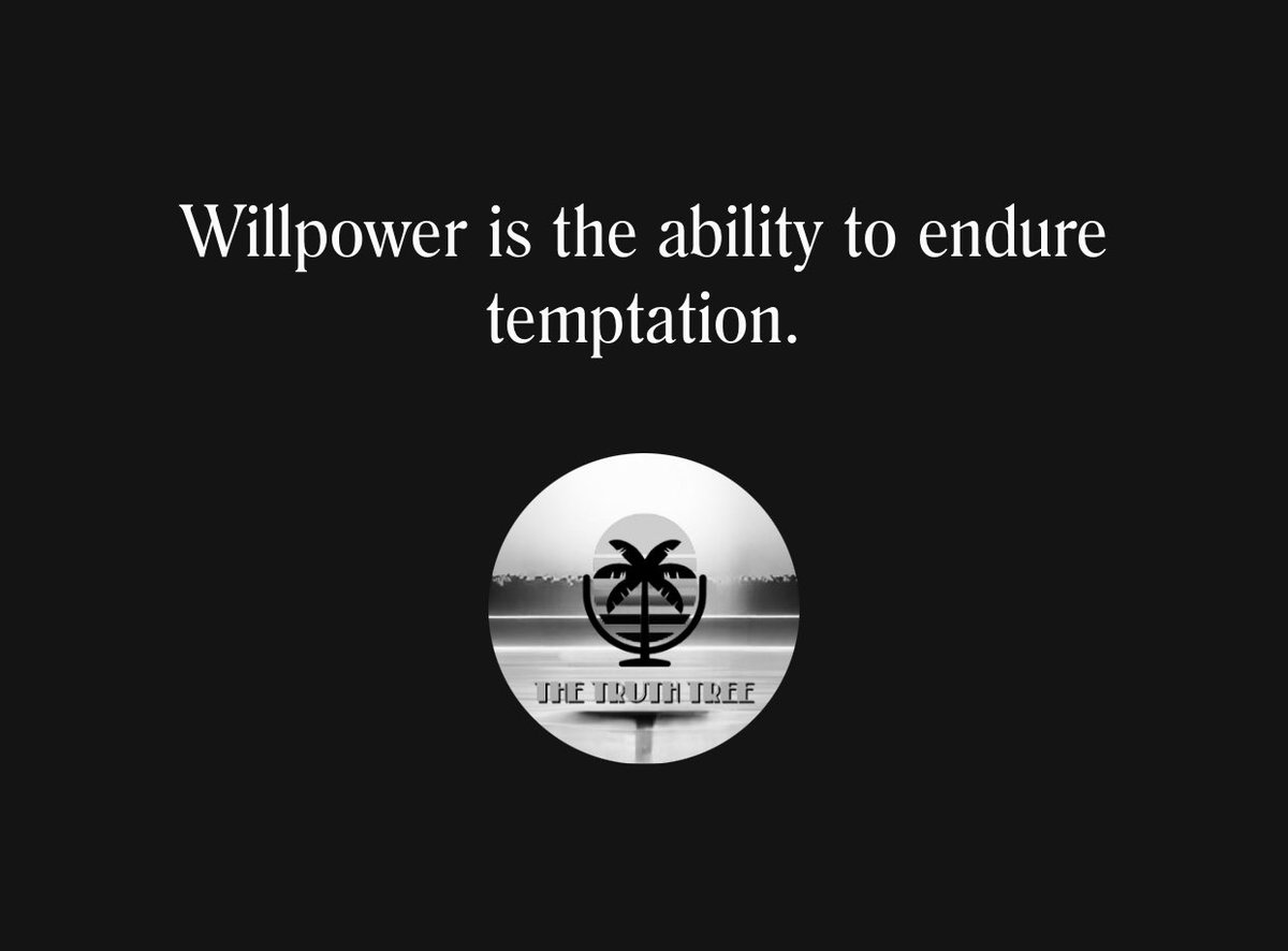 TheTruthTree22's tweet image. Good morning T3, and Happy Thursday 🌴!

How do you make it past life’s delicious temptations? 

#thetruthtree #temptation #willpower