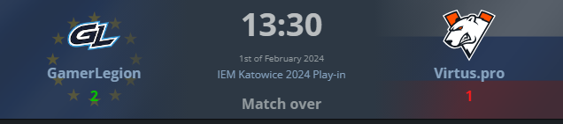 ❗️ IEM Katowice 2024 Play-in ❗️

Snax wraz ze swoją drużyna GamerLegion wygrywają 2-1 na VP awansując do main eventu 🔥