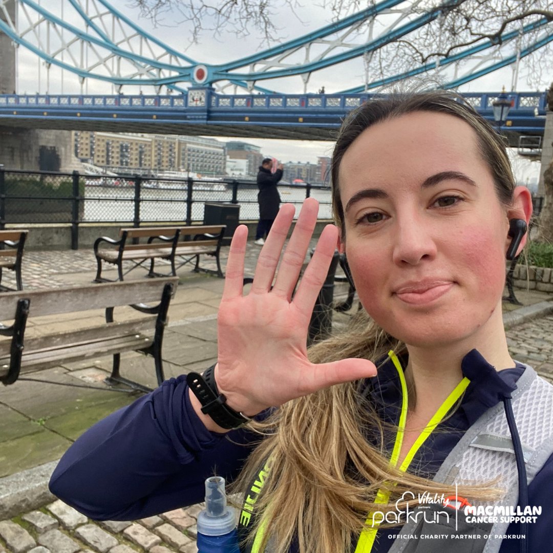 This Saturday 3 February, wear something green 💚 run, walk or volunteer 🚶‍♀️ take a selfie giving us a high 5 🖐️ (don’t forget to tag us so we can share your amazing support) and donate £5 to @macmillancancer by texting PARKRUN to 70550 to make a single £5 donation.