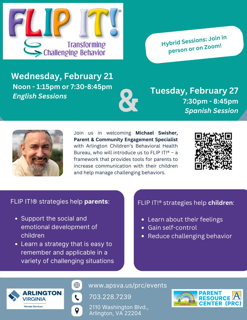 ParentResourceCenter (@aps_prc) on Twitter photo Looking forward to welcoming Michael Swisher who will introduce us to FLIP IT! this month. Register here: forms.gle/VCsSxB2D9S3upZ… Looking forward to welcoming Michael Swisher who will introduce us to FLIP IT! this month. Register here: forms.gle/VCsSxB2D9S3upZ…