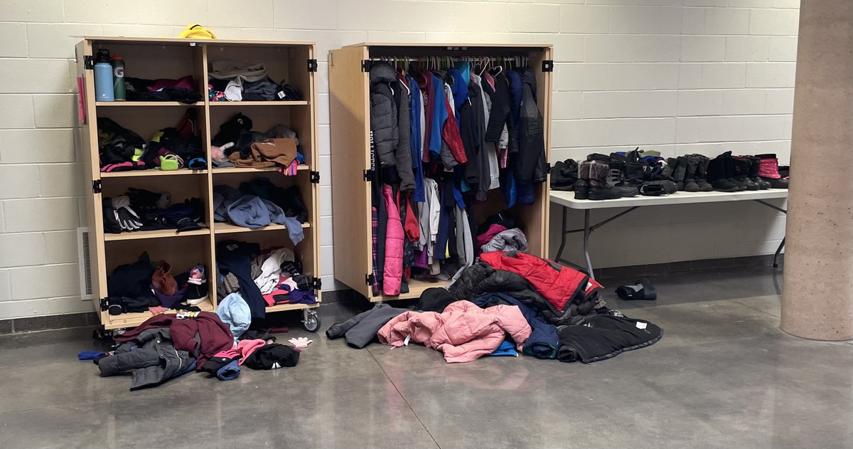 Our lost and found is quite full. If your children are missing items, please encourage them to check the lost and found.