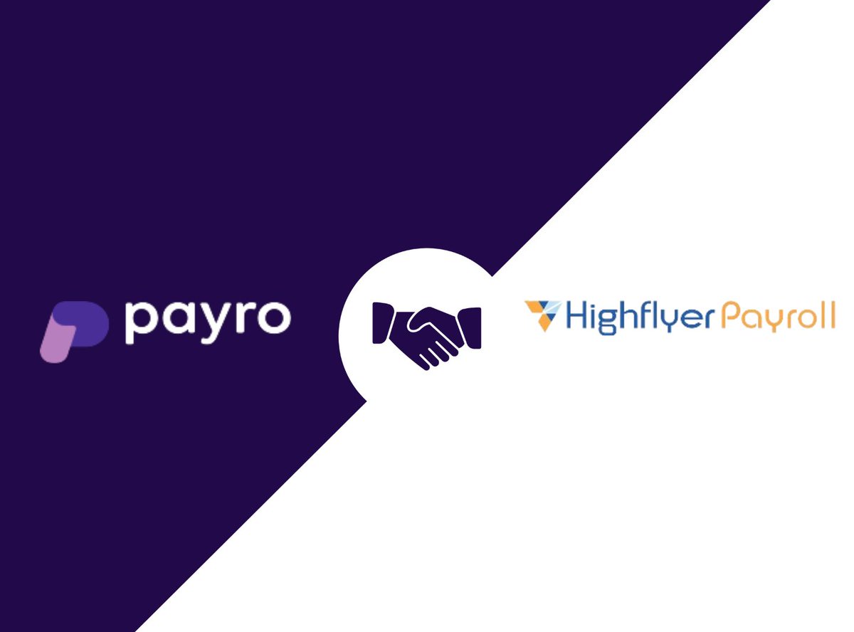 PayroFinance's tweet photo. Payro is excited to announce our partnership with Highflyer Payroll! We look forward to bringing your clients Peace of Mind when it comes to payroll. https://t.co/m8sqVi16Xi