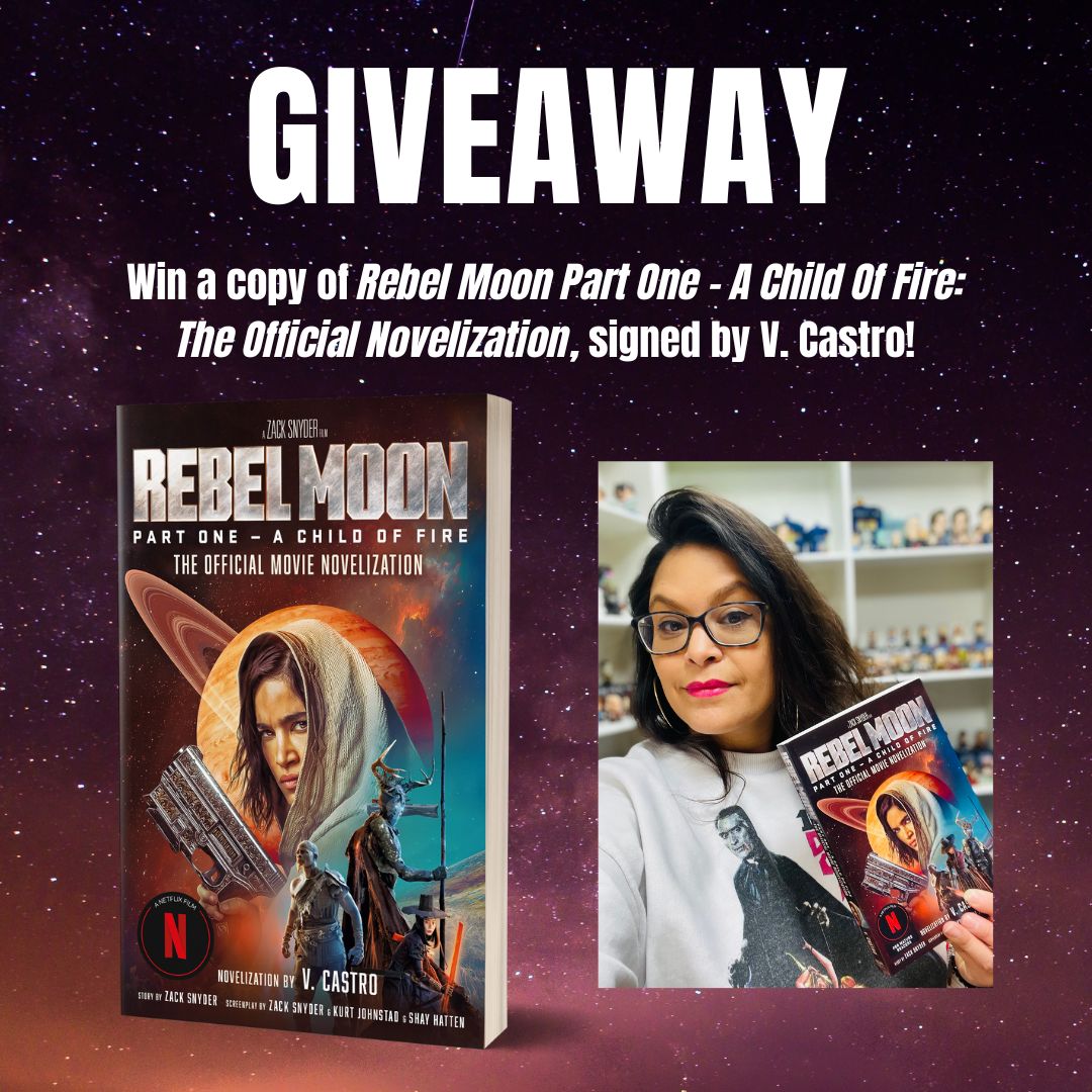 Calling all @rebelmoon fans 📣 We’re giving away five SIGNED copies of Rebel Moon Part One - A Child Of Fire: The Official Novelization by @vlatinalondon! To enter: ✨ Retweet ✨ Follow @TitanBooks ✨ Tag a friend who loves Rebel Moon UK only. Closes midnight GMT 4/2/24.